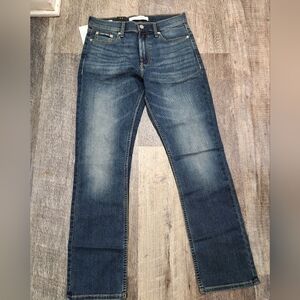 Calvin Klein Men's Straight Fit Blue Jeans